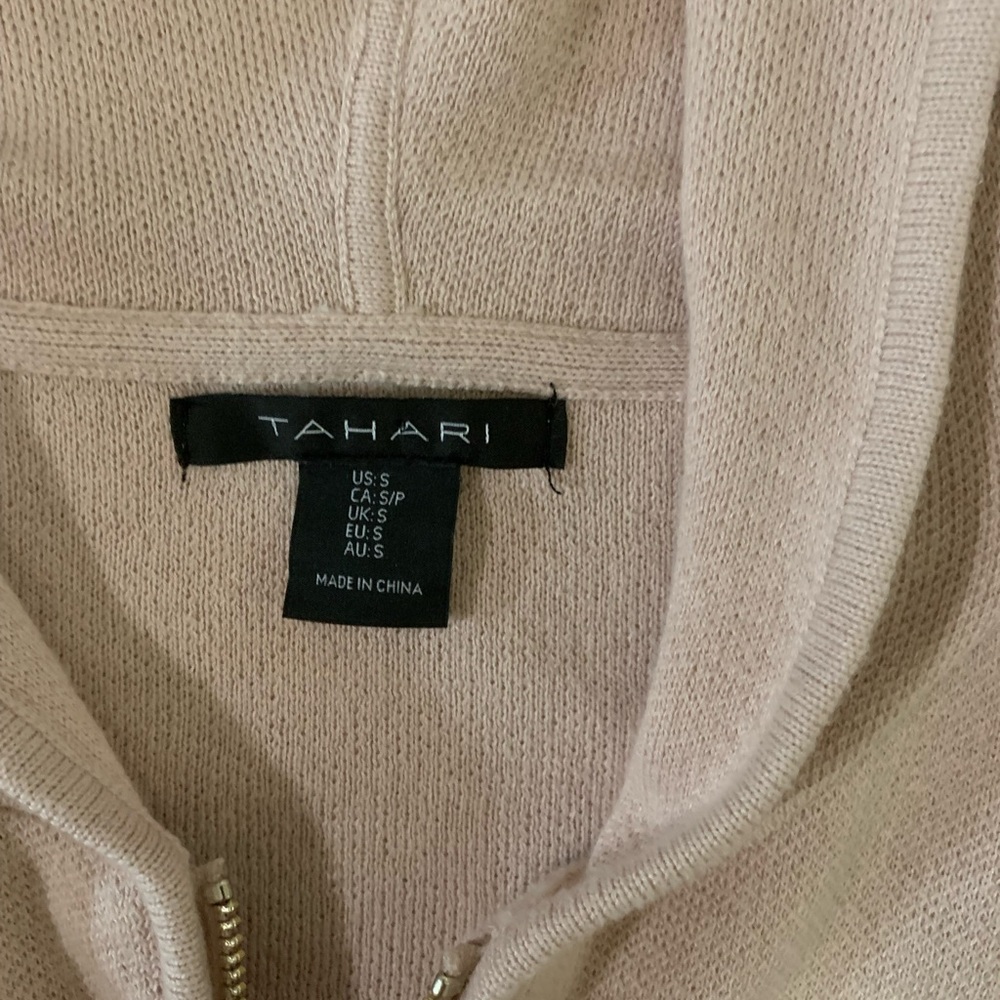 Tahari Women's Soft Pink Cardigan